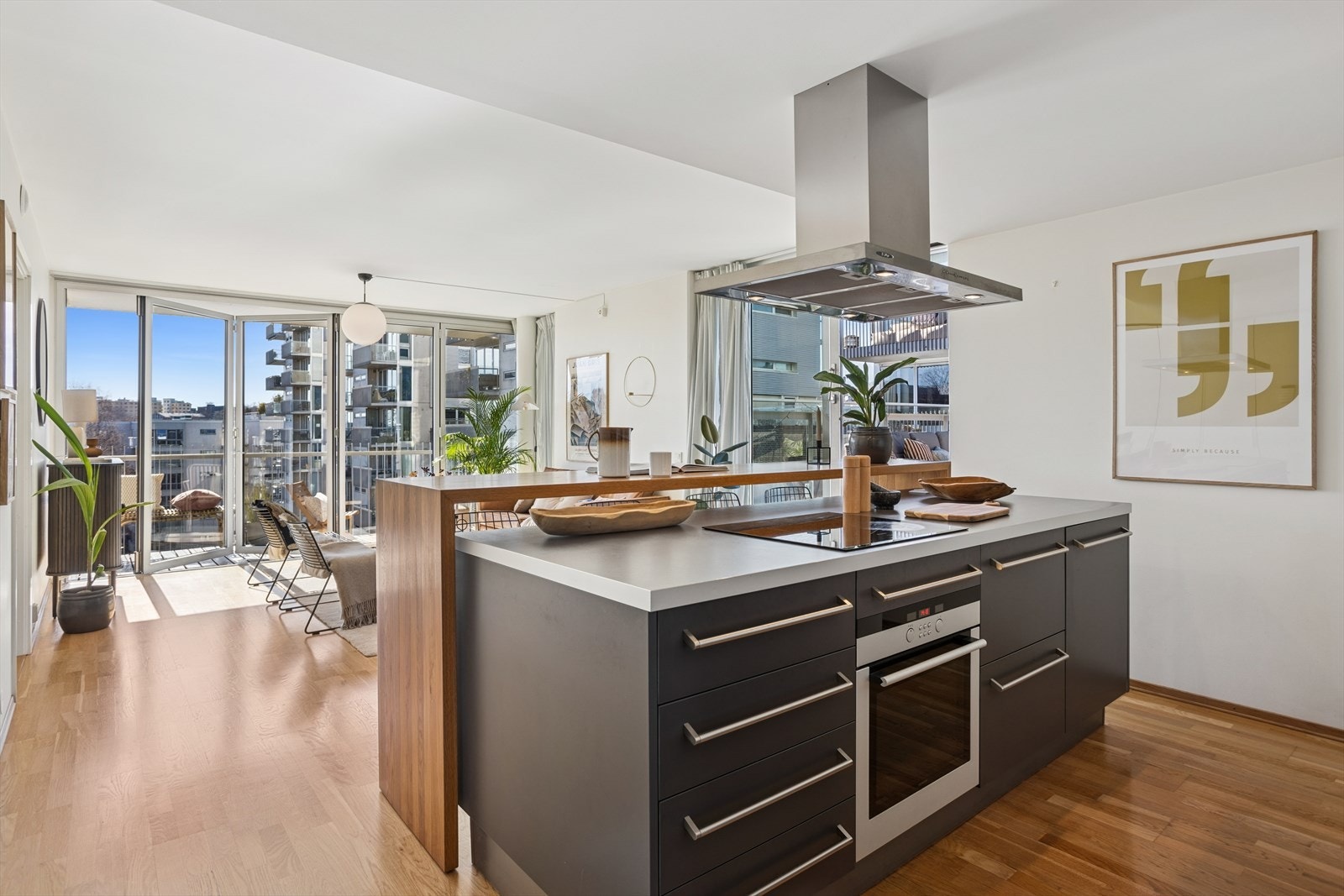 Leiligheten har et moderne og tidløst uttrykk. Galleribilde