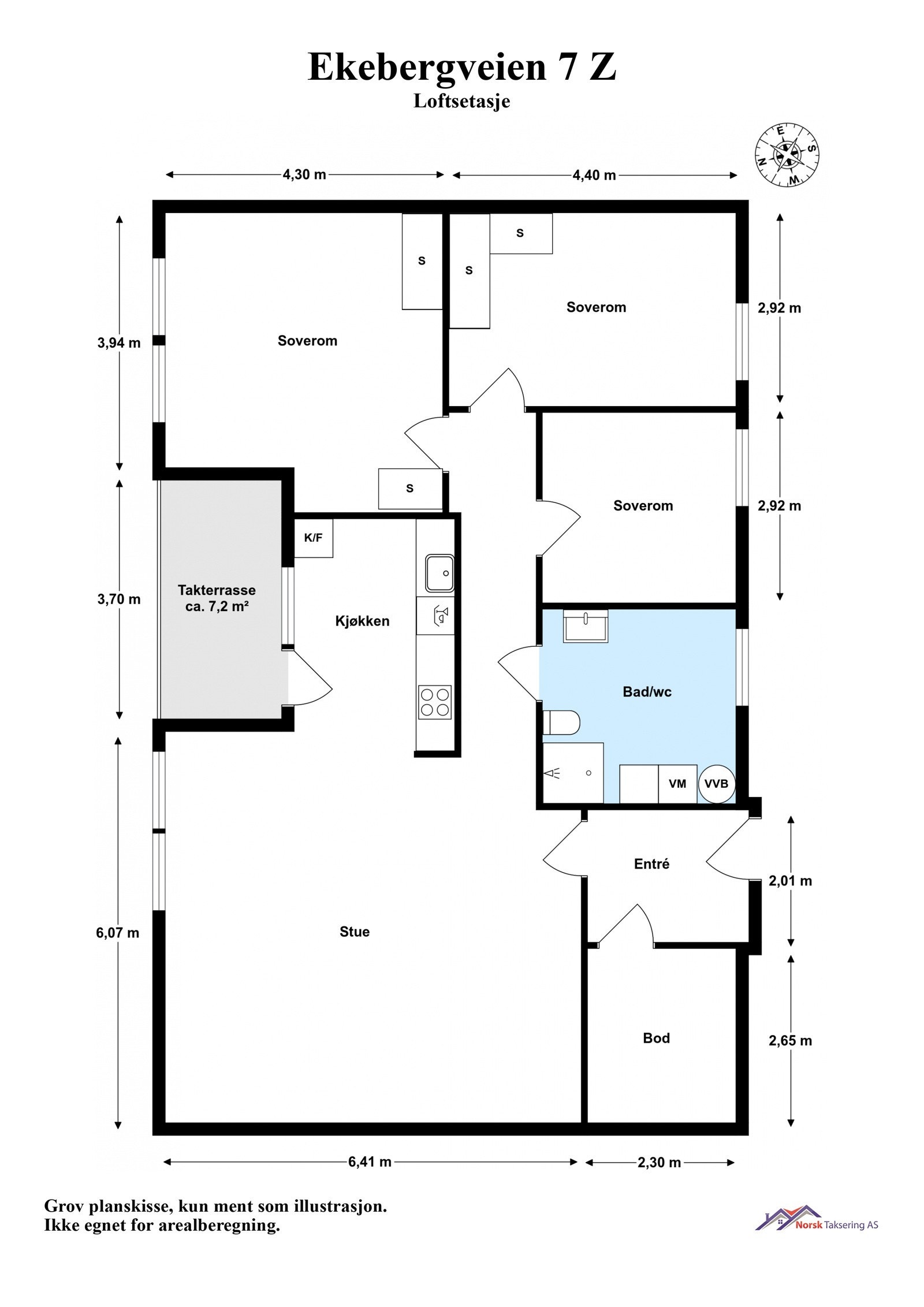 Planskisse Galleribilde