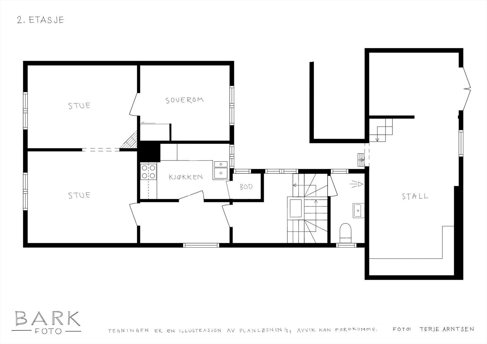 - Planskisse 2.etasje - Galleribilde