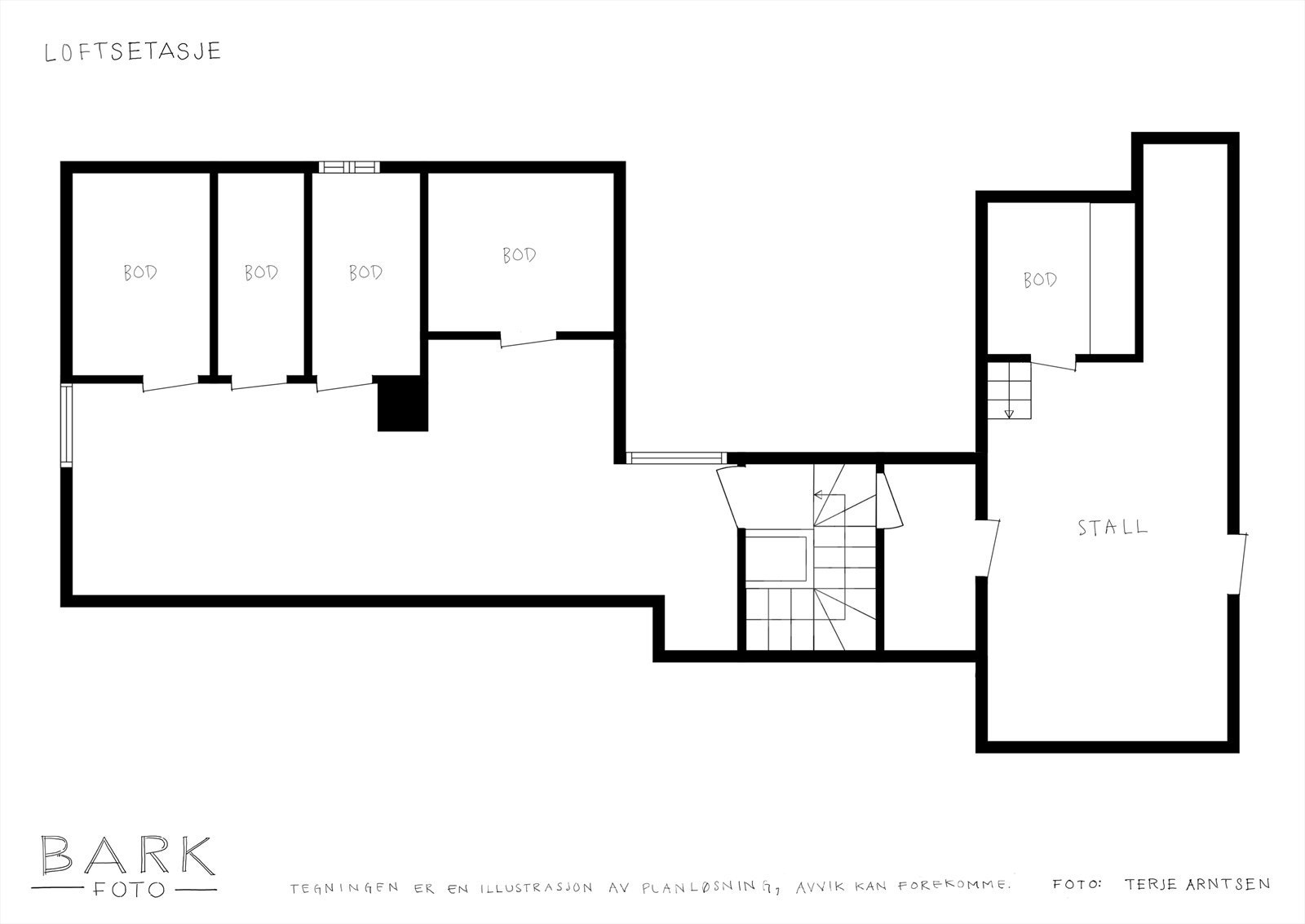 - Planskisse loftsetasje - Galleribilde