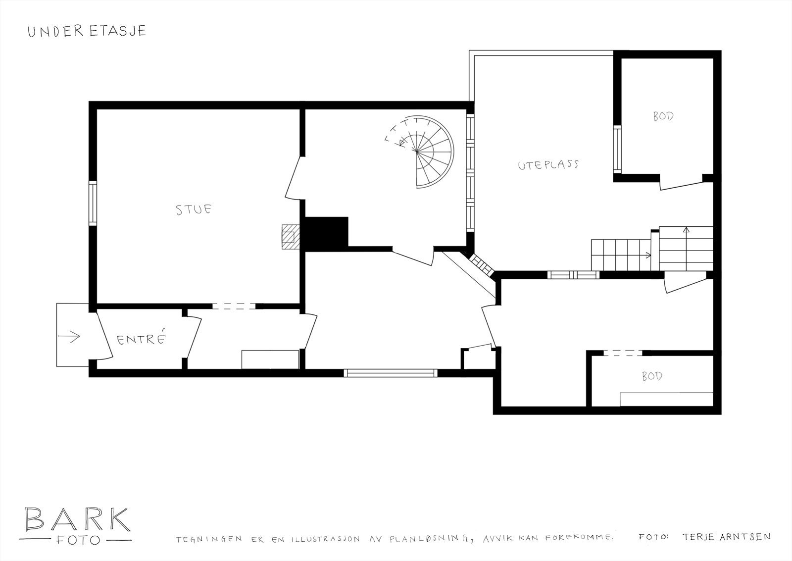 - Planskisse underetasje - Galleribilde