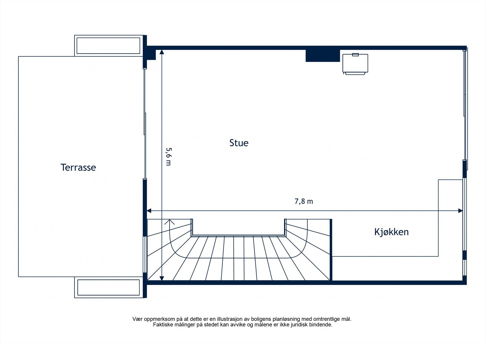 Plantegning - 2. etasje - hovedetasje Galleribilde