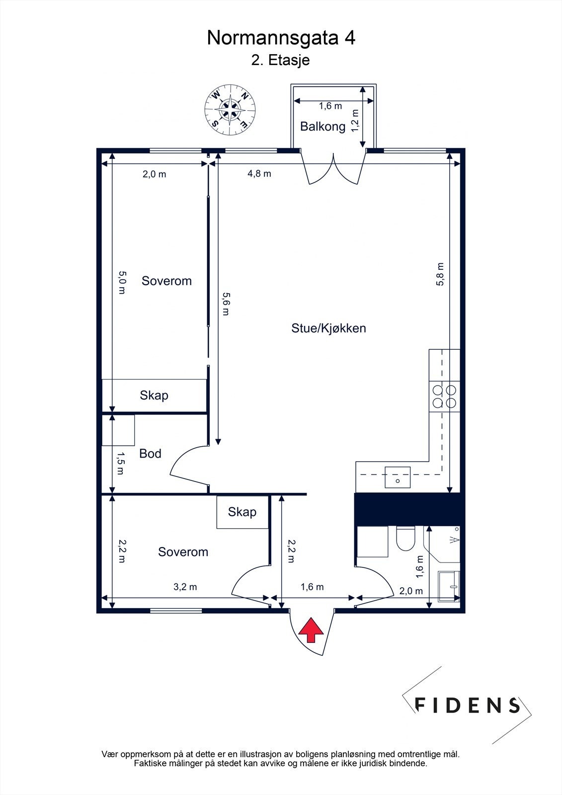 Plantegning Galleribilde