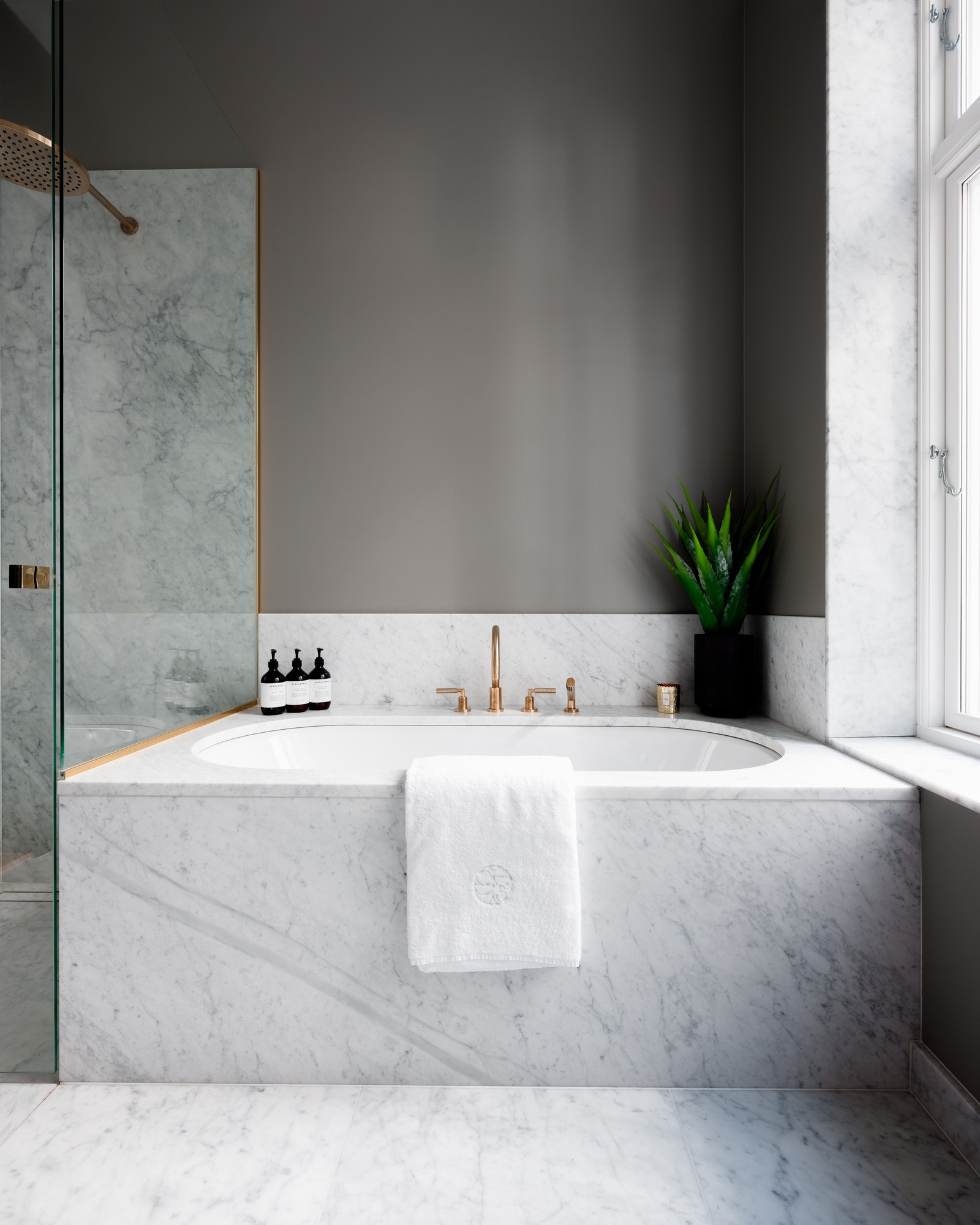 En suite bad hovedsoverom Galleribilde