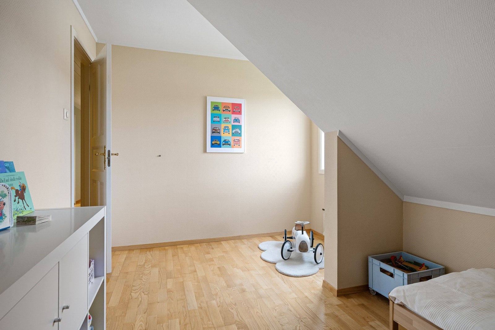 Den balanserte ventilasjonen bidrar til et godt og behagelig sovemiljø. Galleribilde
