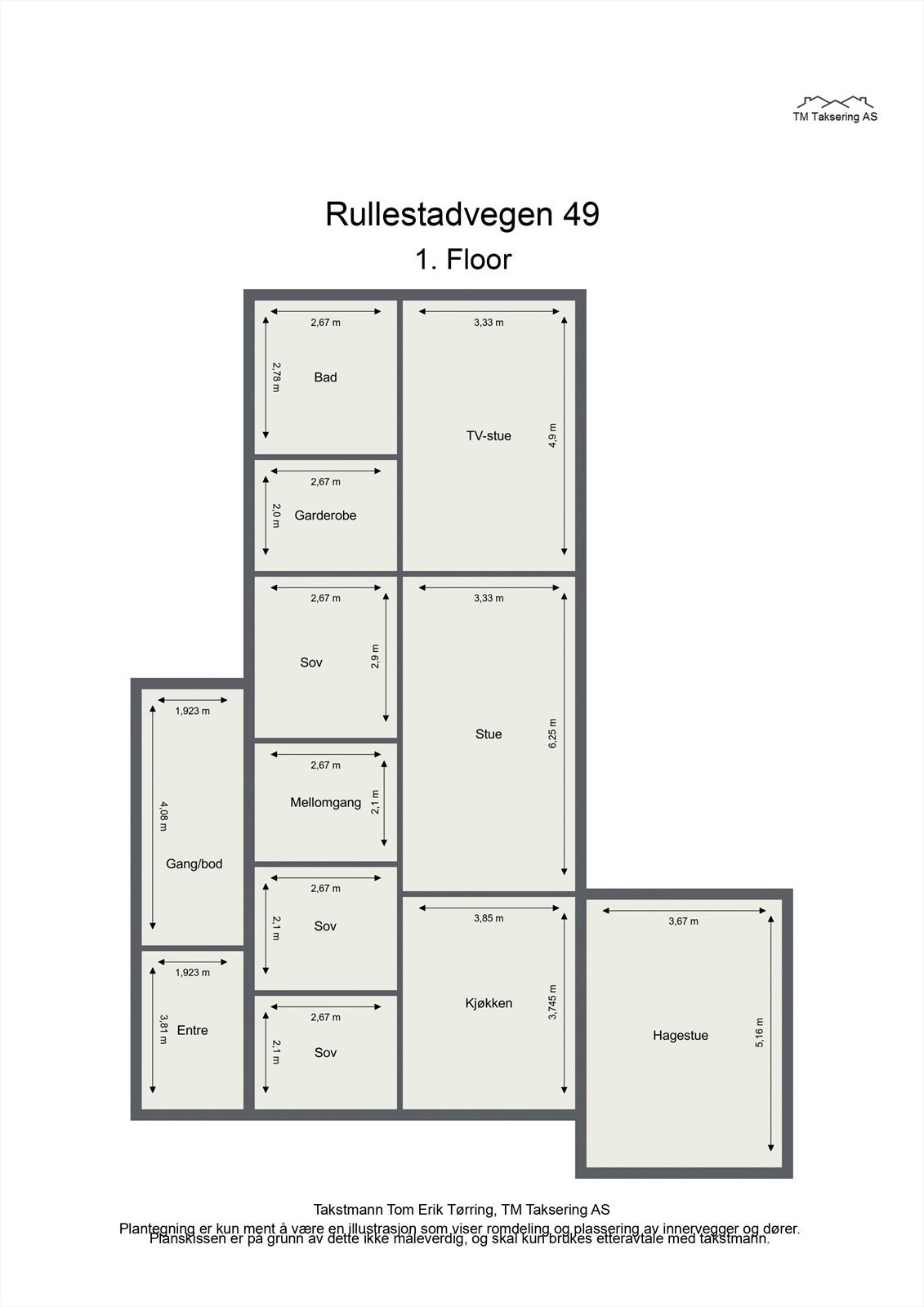 Plantegning. Galleribilde