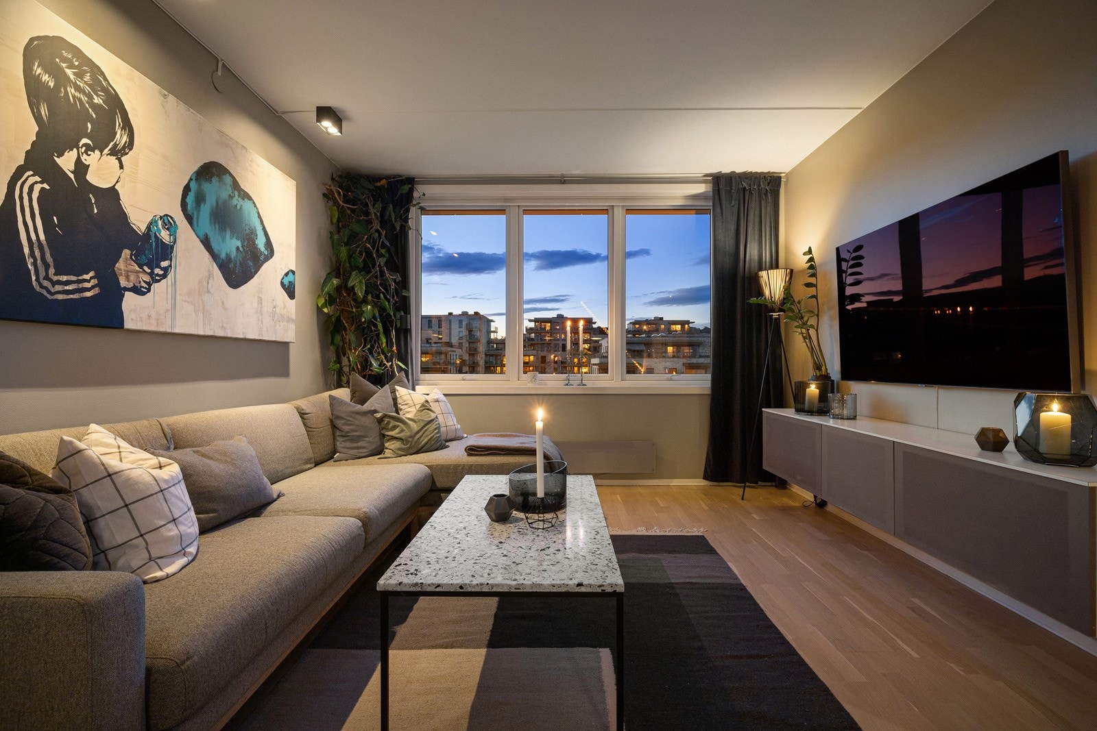 Kveldsstemning. Galleribilde