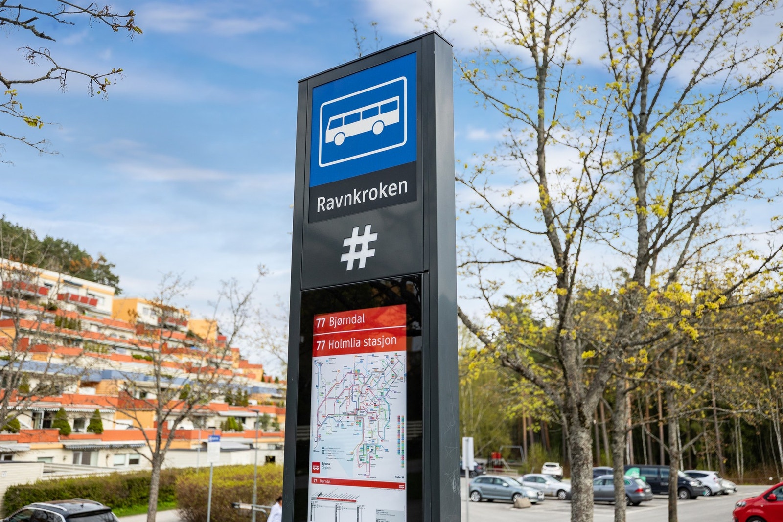 Kort vei til offentlig kommunikasjon. Galleribilde