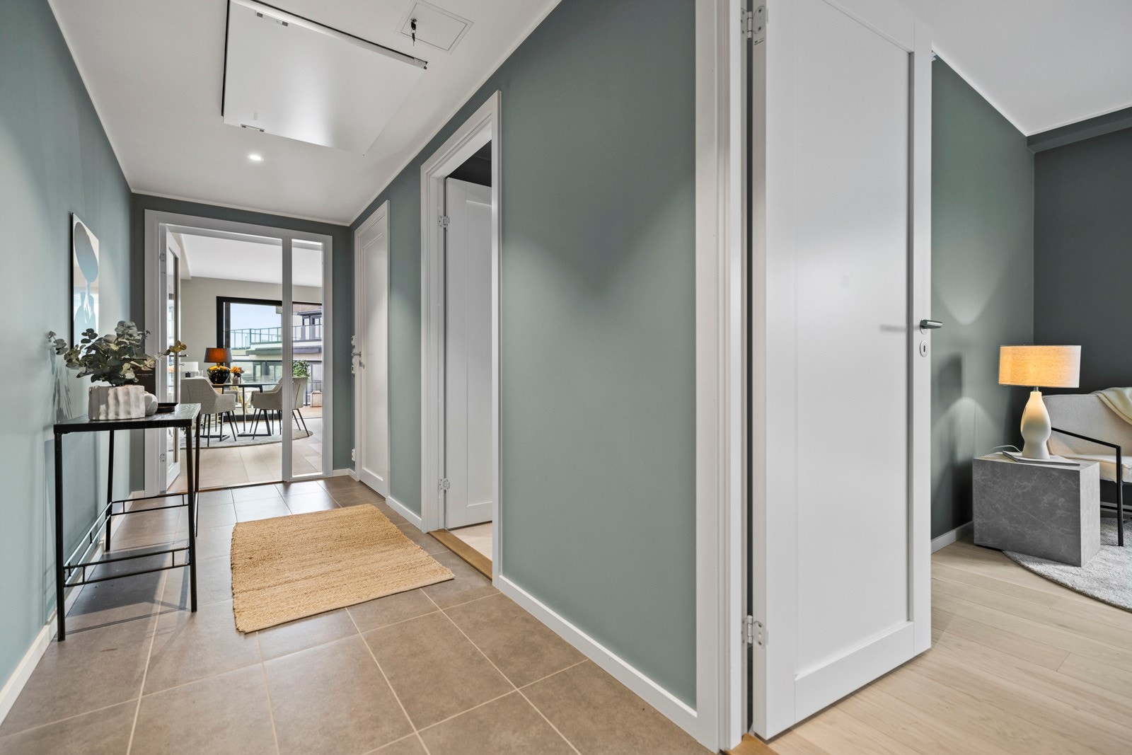 Vannbåren gulvvarme i alle rom, med unntak av bad/wc. Galleribilde