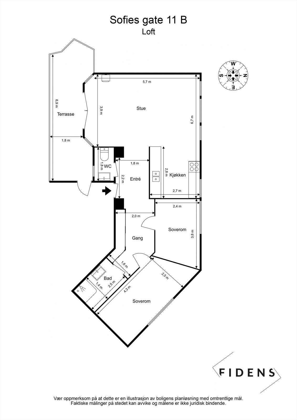 Plantegning. Galleribilde