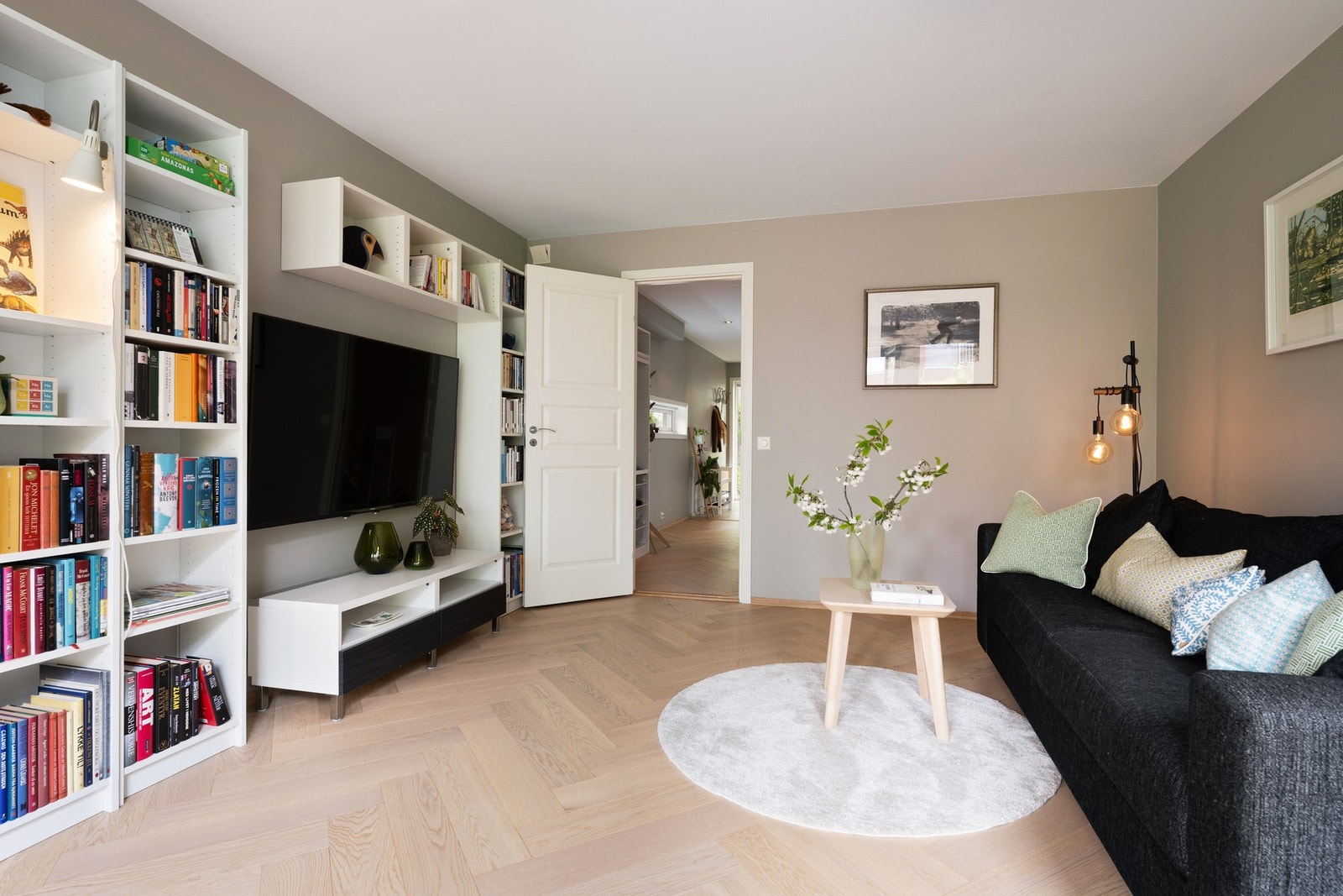 Boligen byr på fleksibel planløsning, her er det også mulig å ha et stort fjerde soverom. Galleribilde