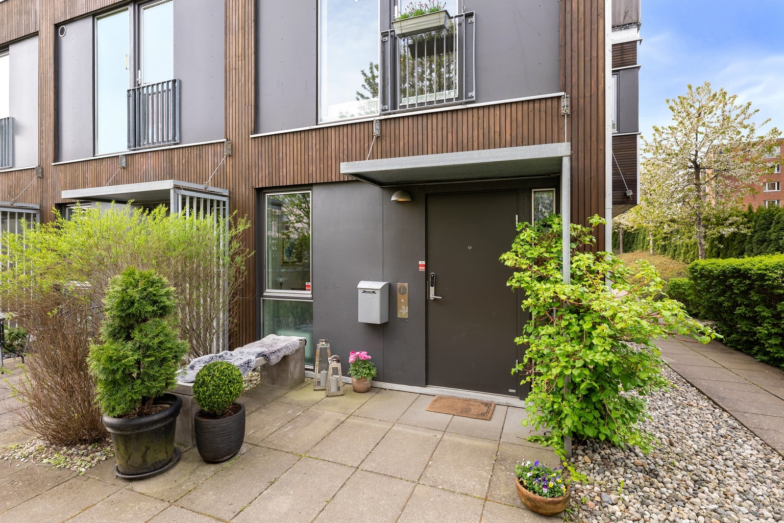 Det første som møter deg er et hyggelig inngangsparti. Galleribilde