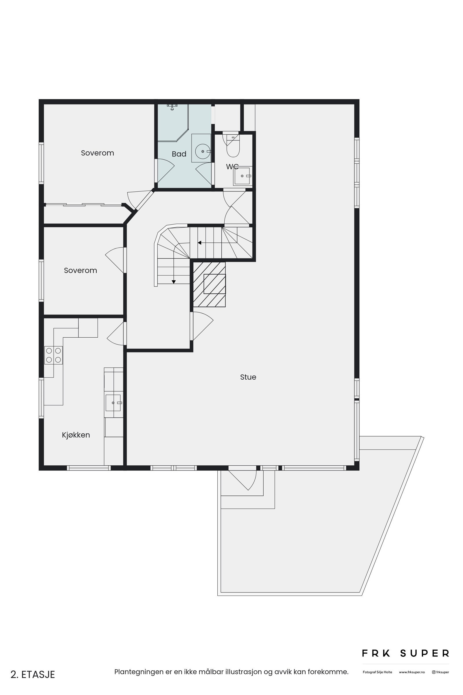 Planløsning hovedplan Galleribilde