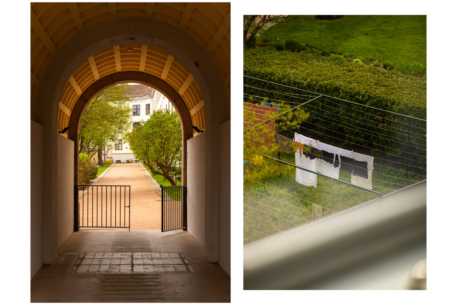 Bakgården oppleves som en privat park - bare roligere, vakrere og mer velstelt enn en vanlig park. Galleribilde