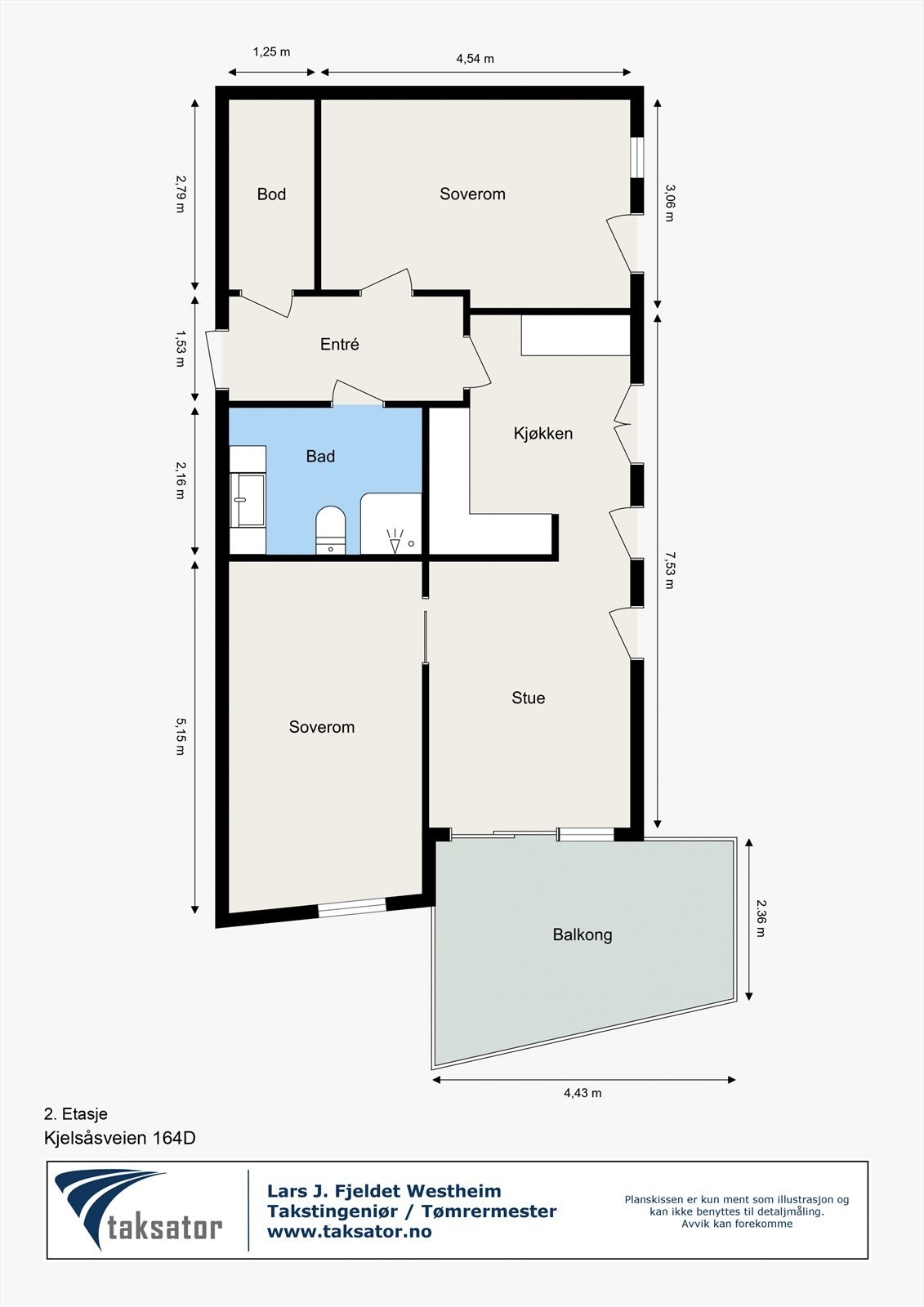 Plantegning til orientering. Galleribilde