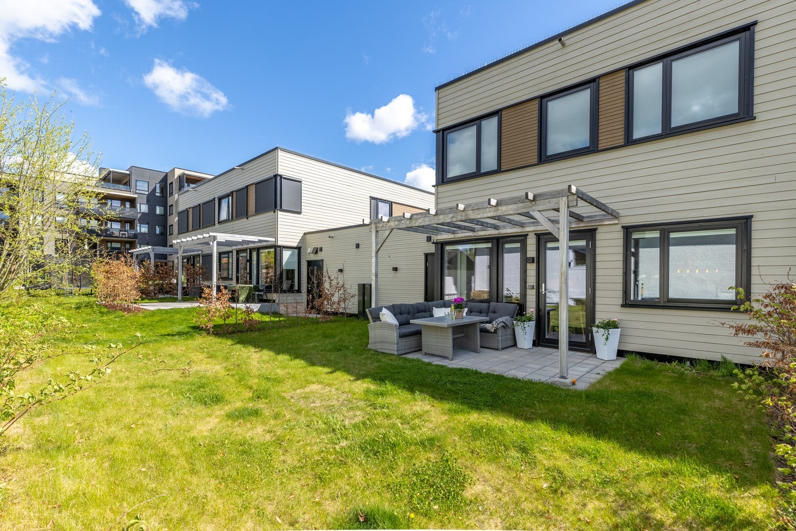 Uteområdet er vestvendt Galleribilde