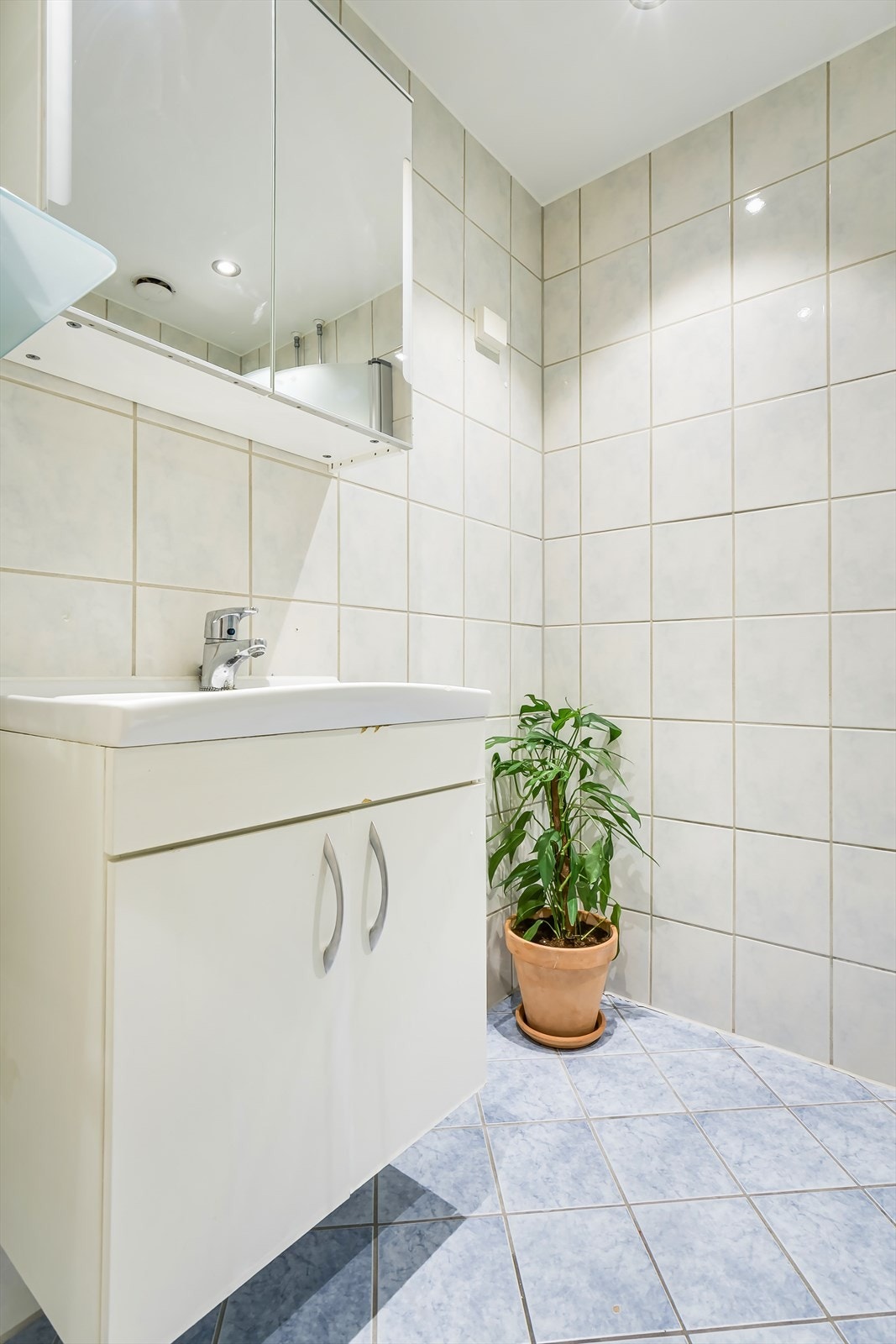 Det er også tilgang til fellesvaskeri i kjeller. Det vil snart komme en ny industrimaskin i en av oppgangene for vask av større tekstiler Galleribilde