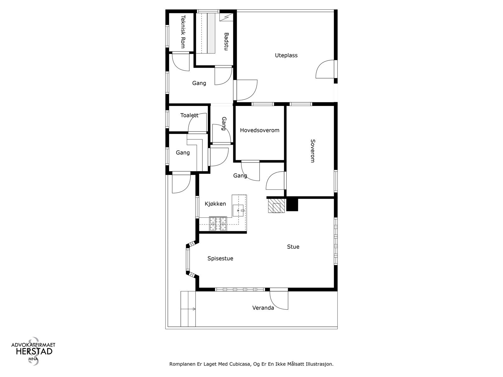 Planskisse - ikke målsatt illustrasjon Galleribilde