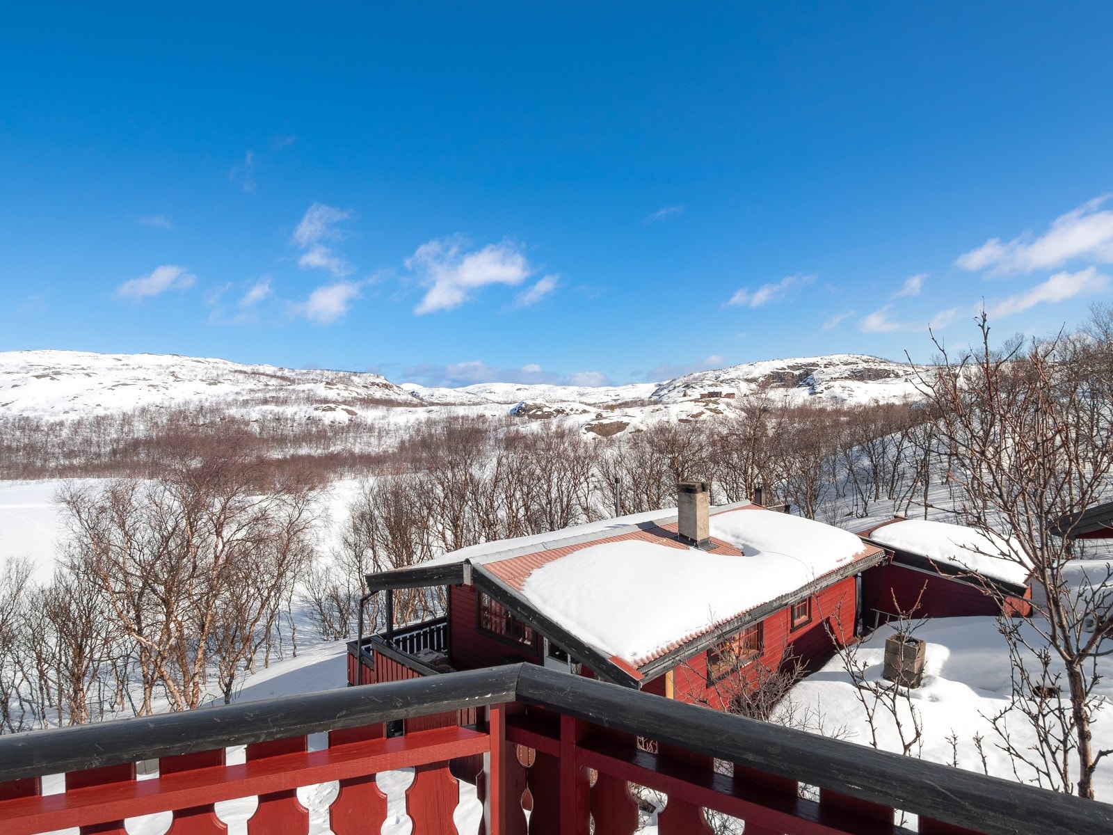 Utsikt fra grillhytta Galleribilde