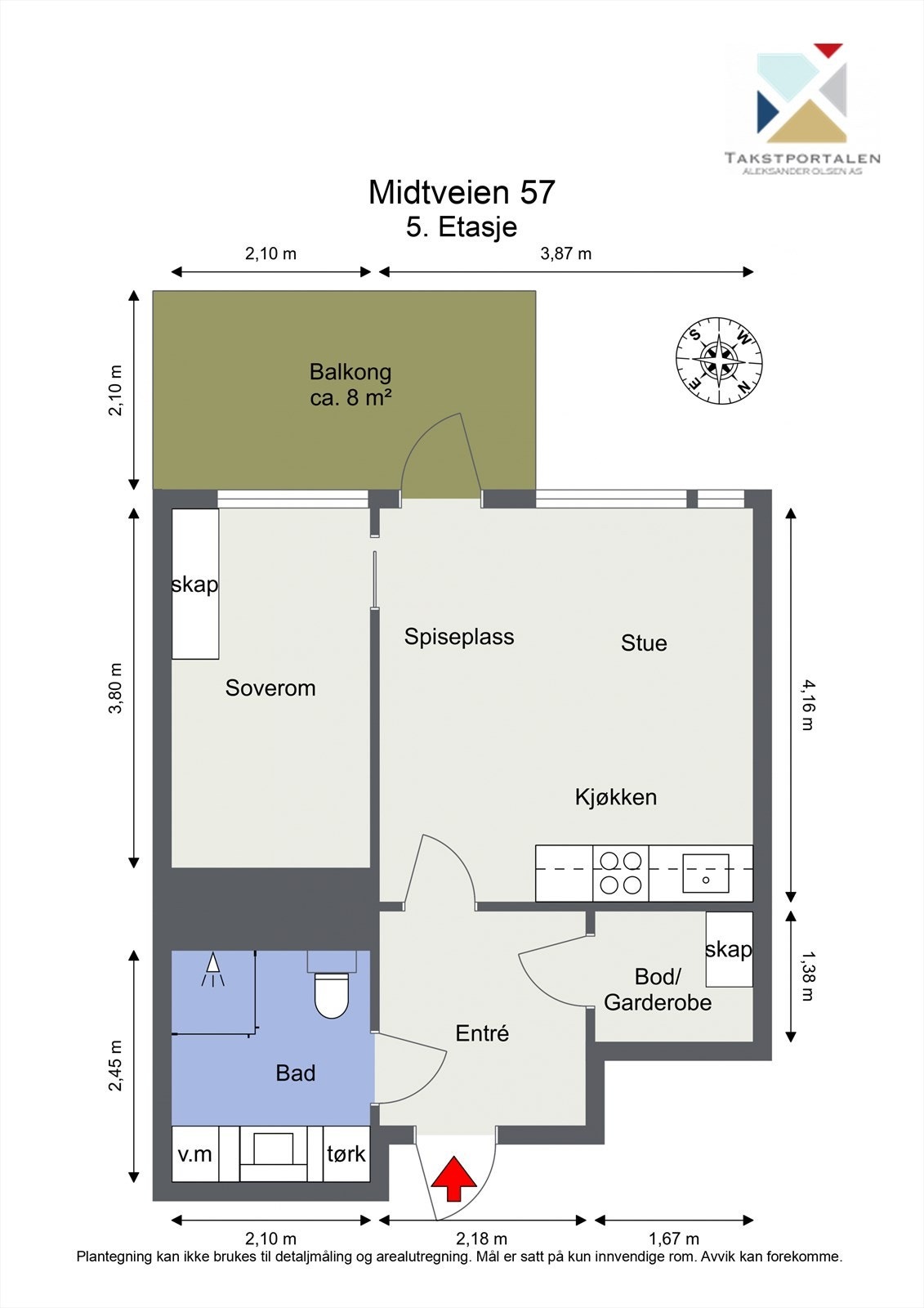 Planskisse Galleribilde