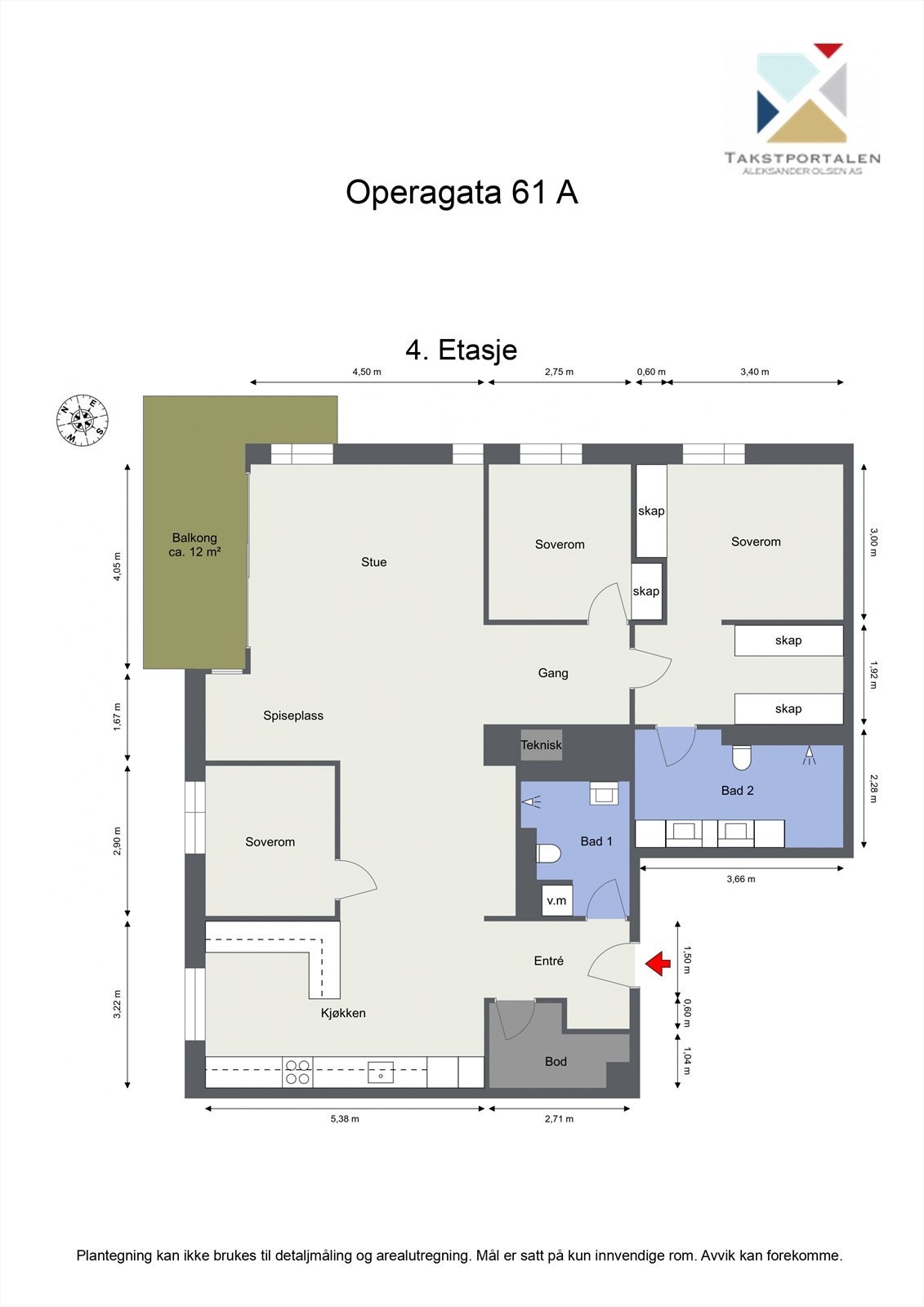 Plantegning Galleribilde