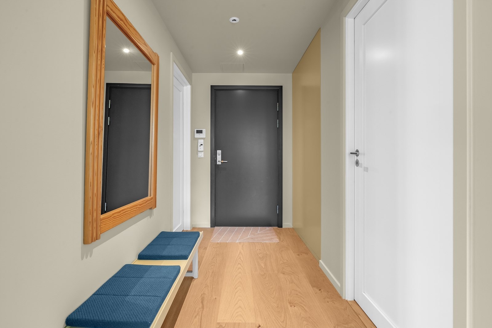 Romslig gang/entré med videocalling Galleribilde