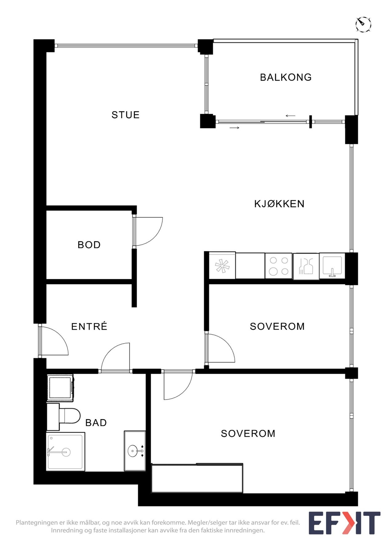 Plantegning Galleribilde