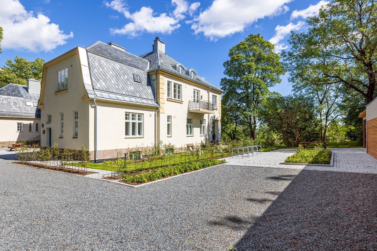 Målet med oppgraderingen var blant annet å ivareta byggets opprinnelige kvaliteter og å forsterke bygningens identitet Galleribilde