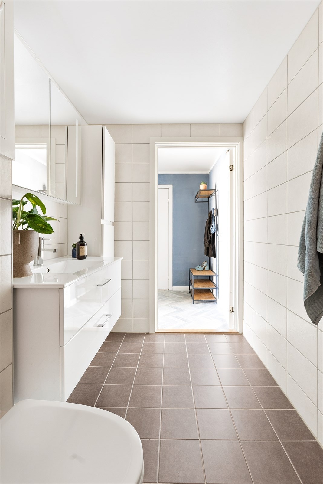 Badet ble rehabilitert i regi av borettslaget i 2018 med nye soilrør, vannrør og avløpsrør Galleribilde