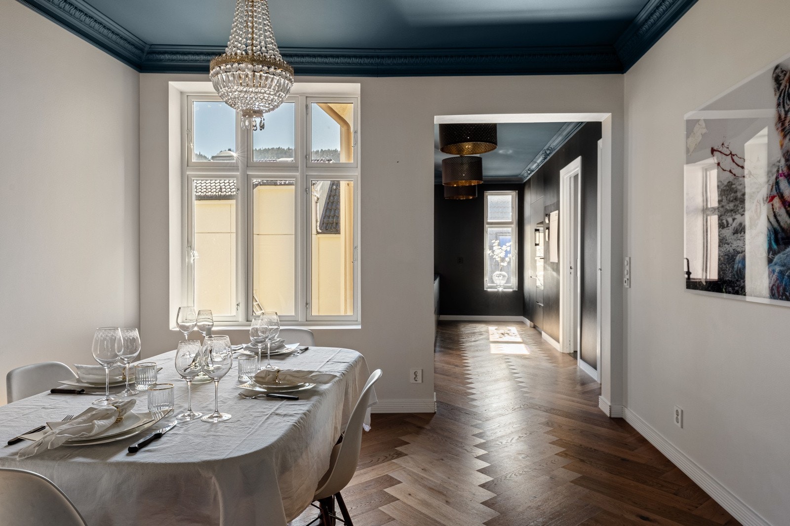 Her er det perfekt å invitere venner og familie til middag. Galleribilde