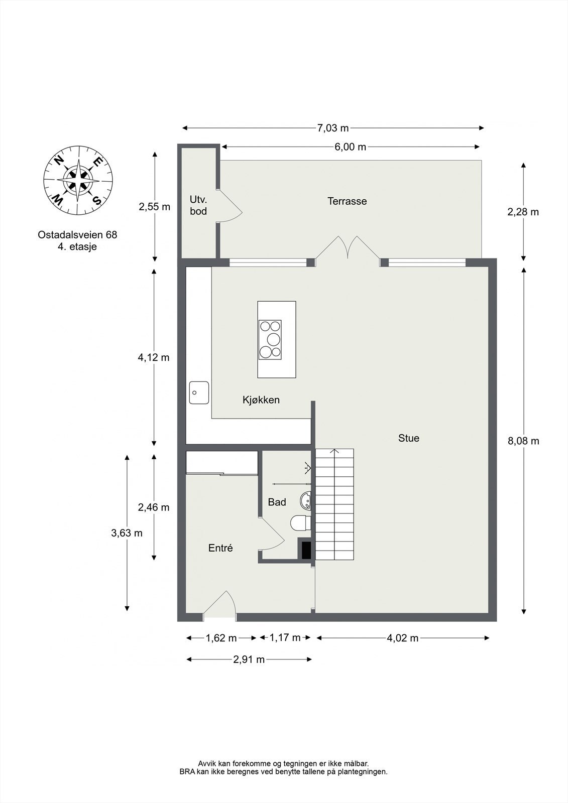 Plantegning 4.etasje Galleribilde