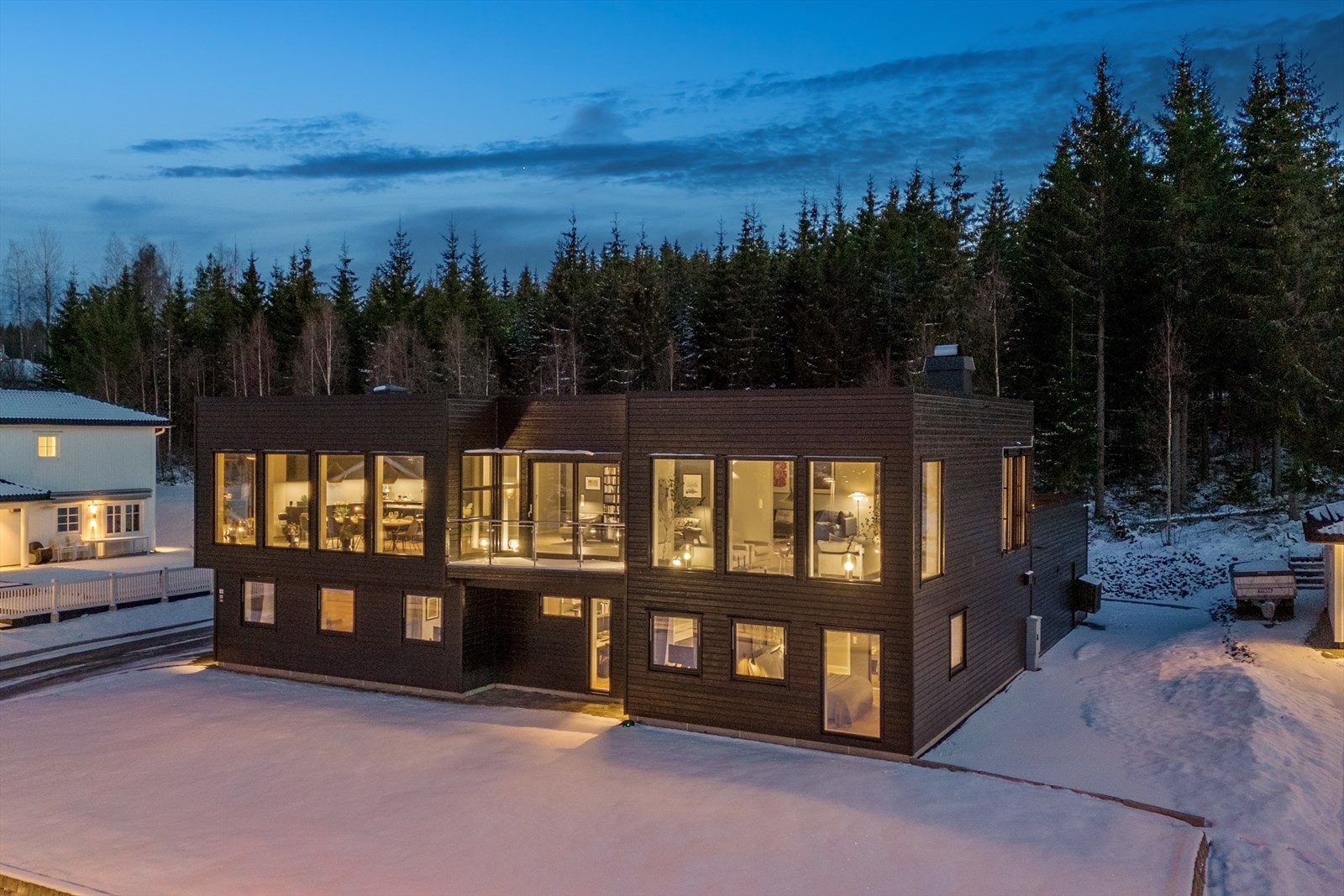 Huset har en fleksibel planløsning som kan skreddersys etter familiens behov. Galleribilde