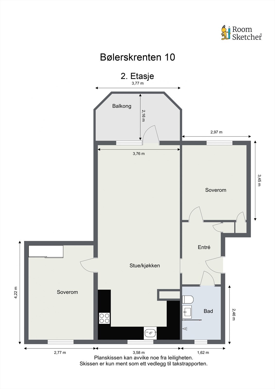 Plantegning Galleribilde