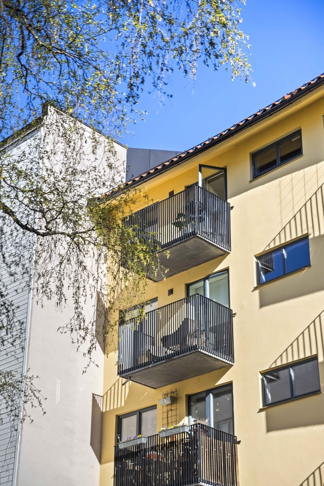 Borettslaget består av 157 andelsleiligheter. Galleribilde