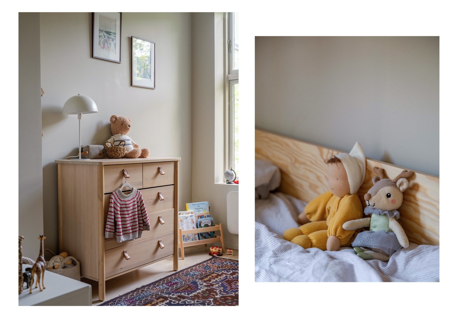 Fint lys og skygger også på denne siden av leiligheten. Galleribilde