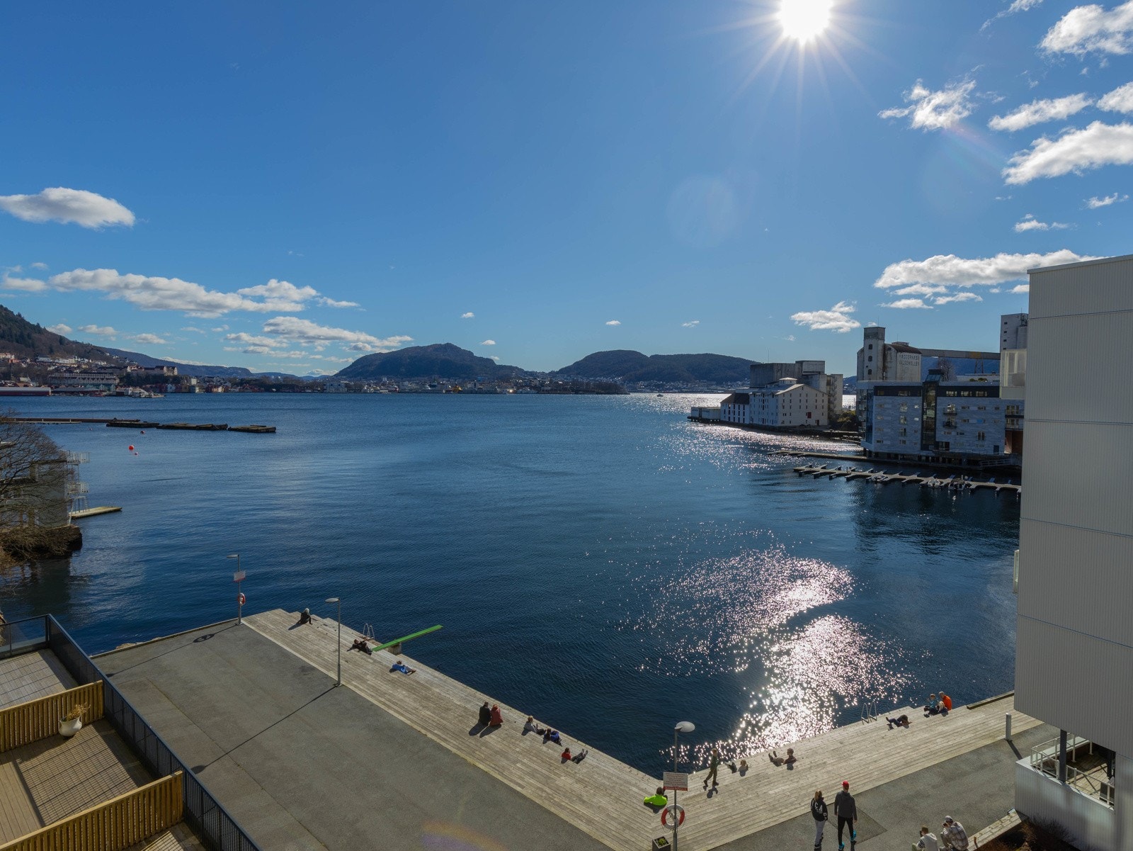 Utsikt sørover Galleribilde