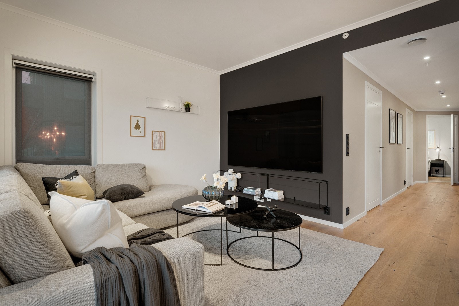 Leiligheten er malt opp i senere tid. Galleribilde