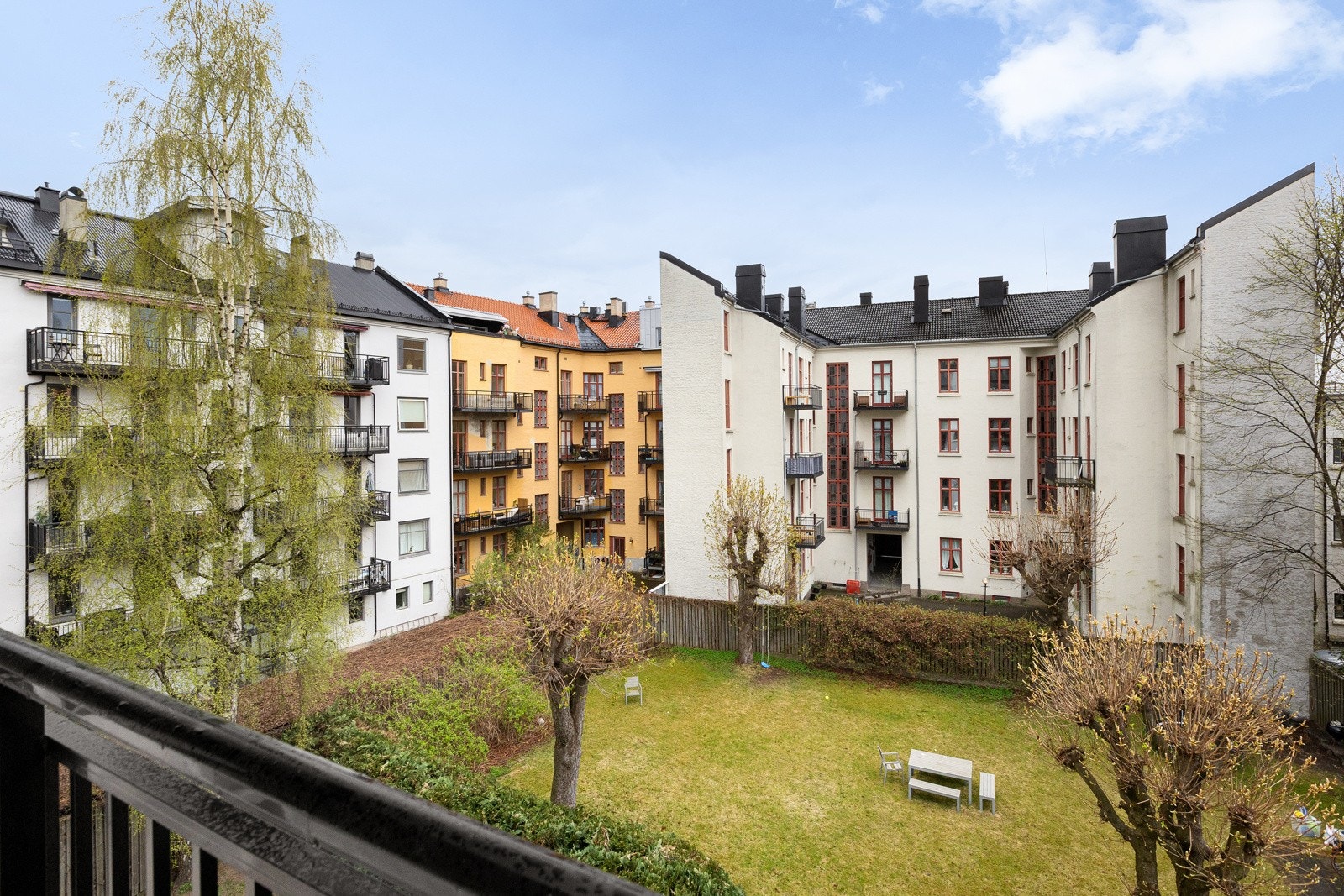 Utsikt fra balkongen. Galleribilde