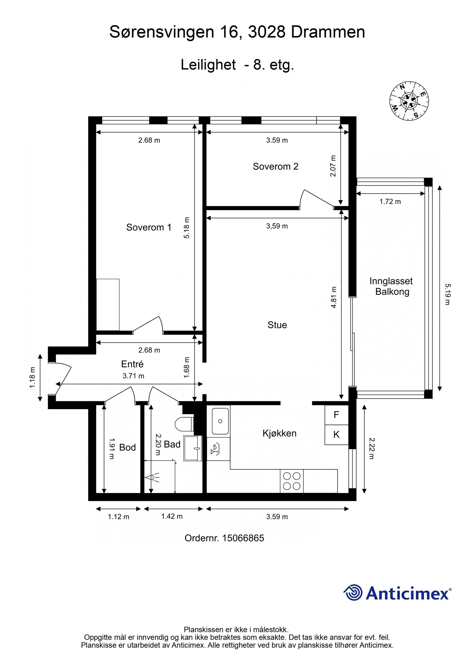 Plantegning-19957958-Leilighet - 8. etg Galleribilde