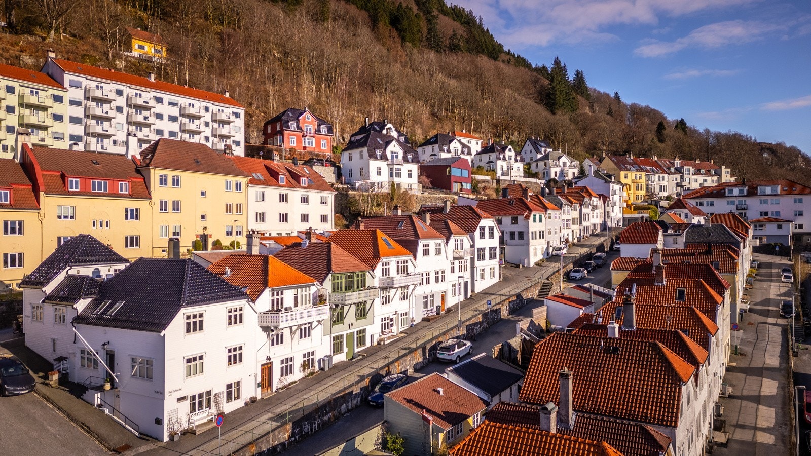 - Boligen ligger mellom to rolige gater, Krohnengsgaten og Claus Fastingsgate, med inngang til huset fra begge gater - Galleribilde