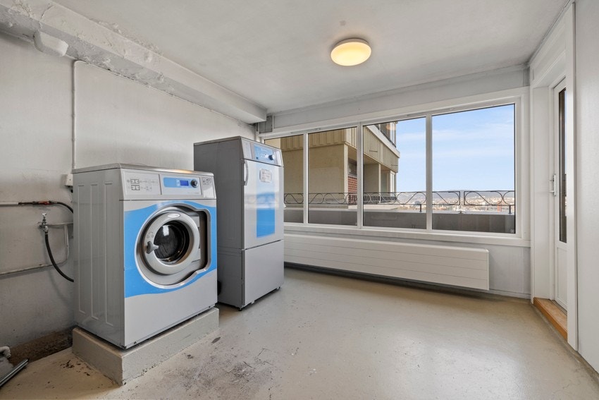 Fellesvaskeri finnes i hver etasje Galleribilde