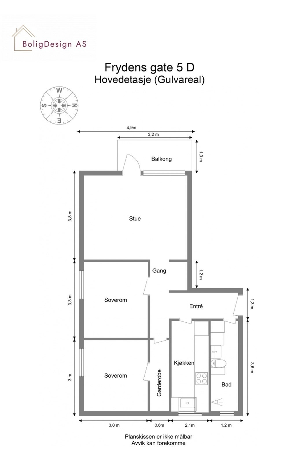 Plantegning Galleribilde