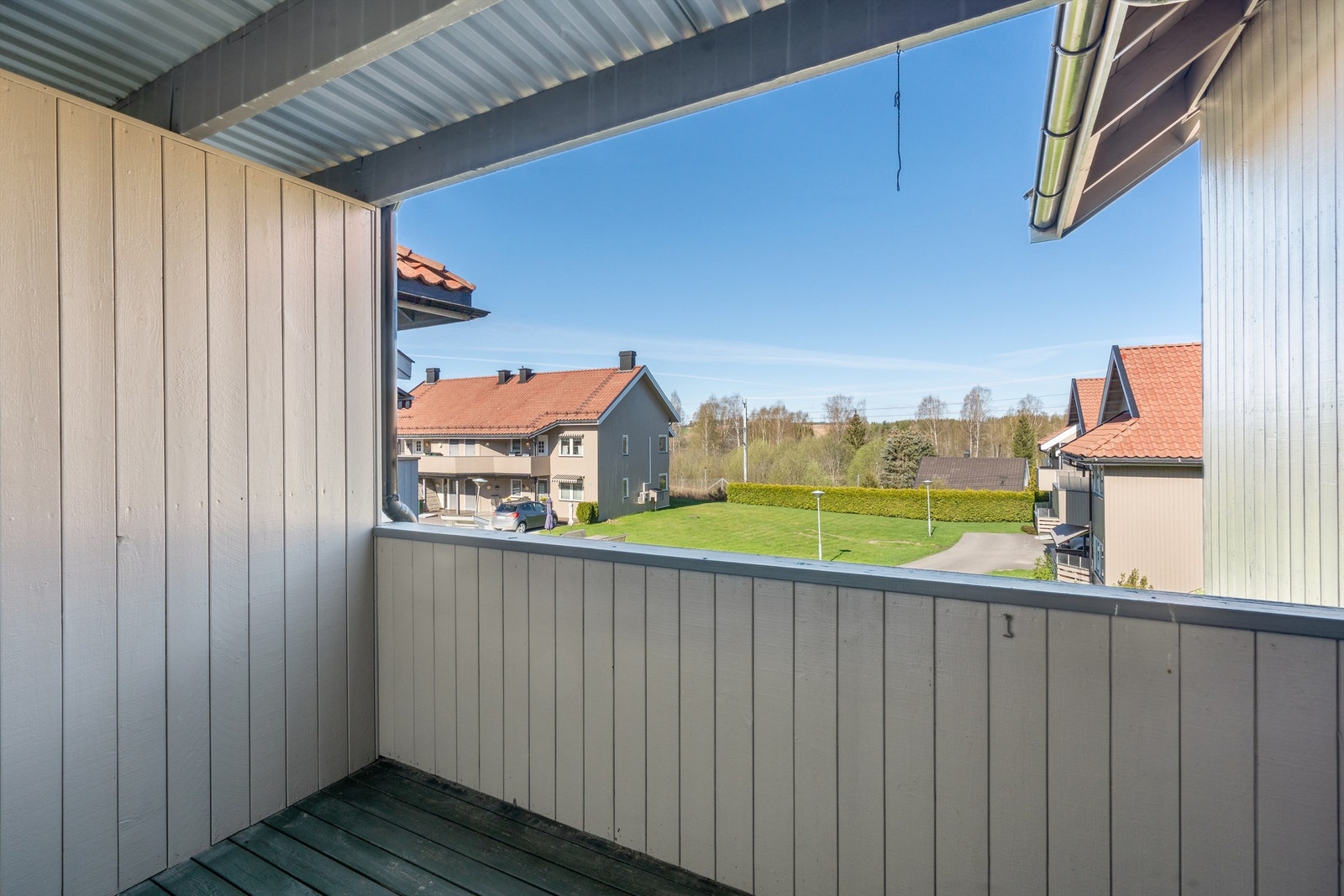 Overbygget balkong utenfor soverom Galleribilde