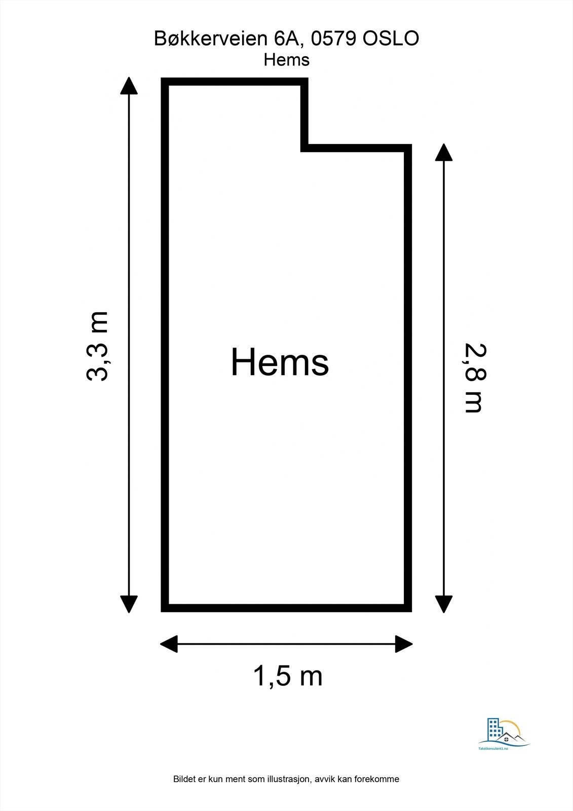 Plantegning hems. Galleribilde