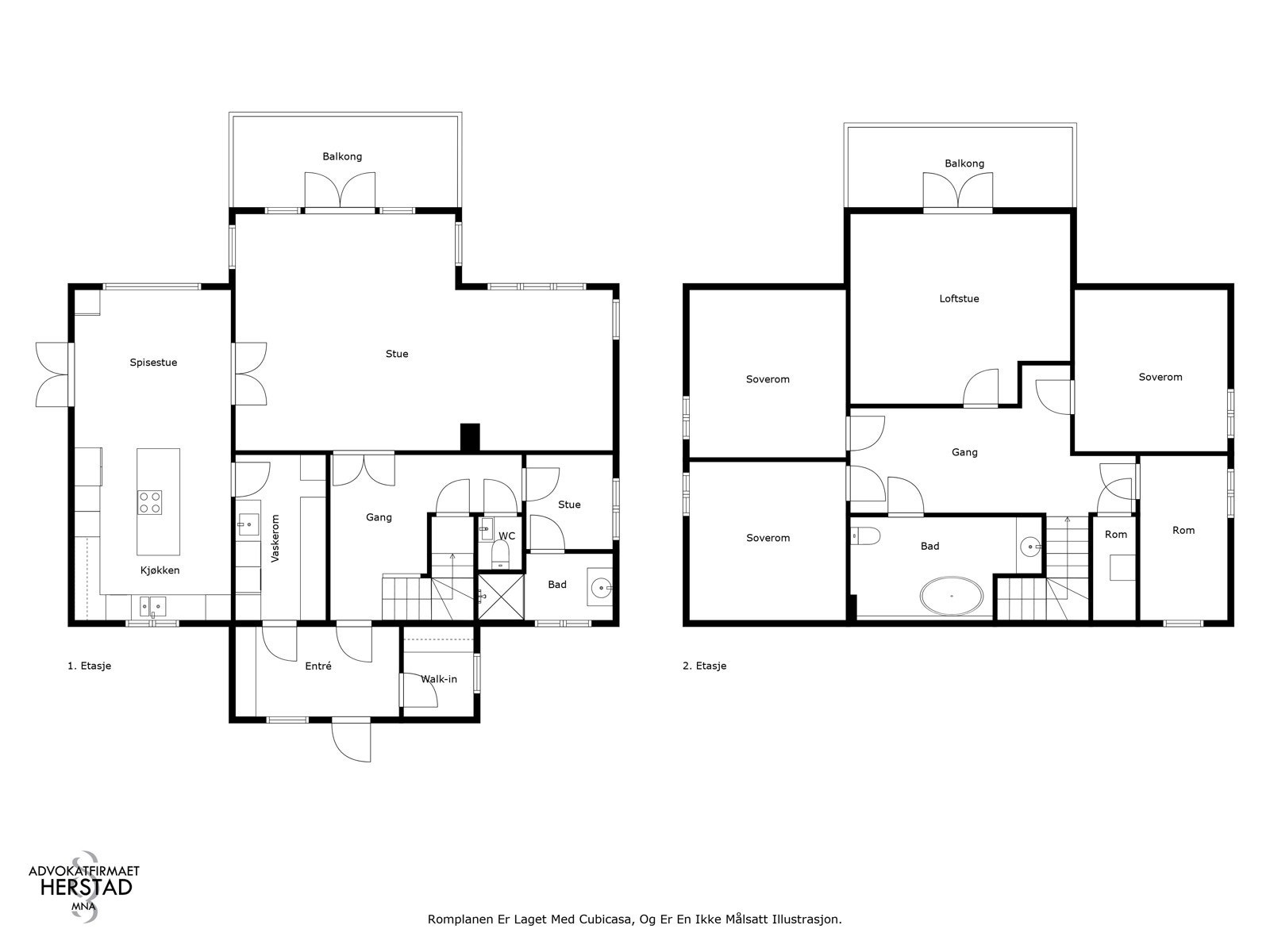 Planskisse hoveddel samlet - ikke målsatt illustrasjon Galleribilde