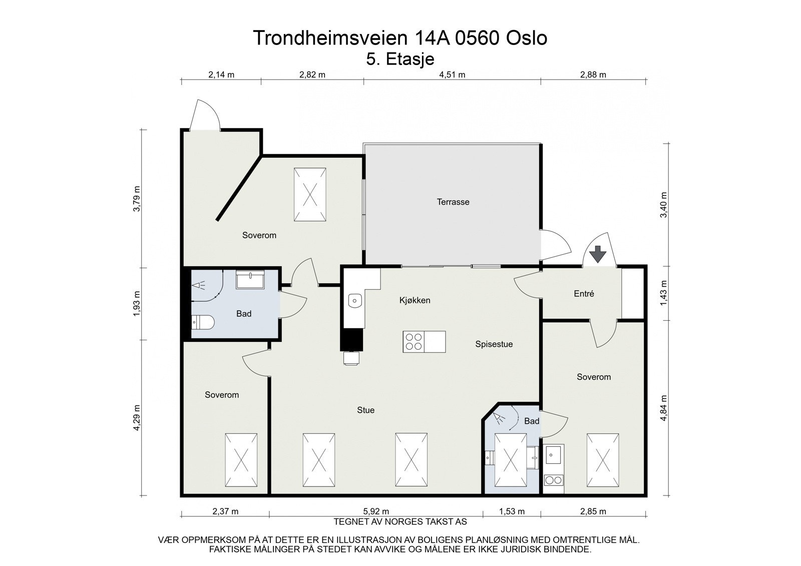 Plantegning Galleribilde