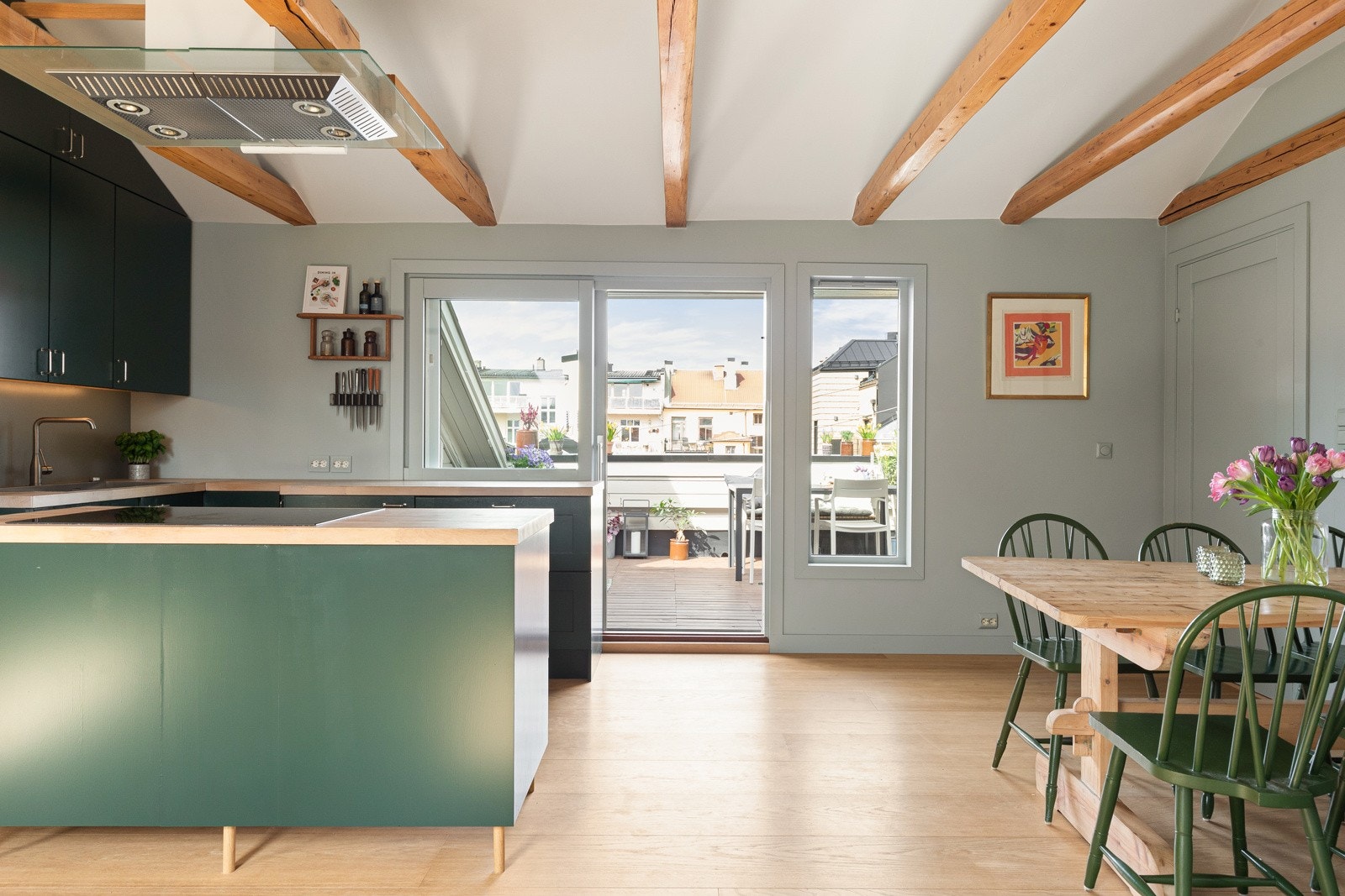 Åpen stue-/kjøkkenløsning Galleribilde