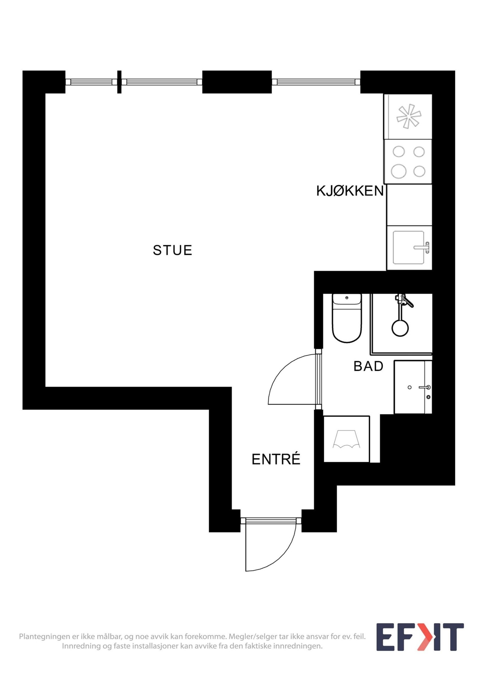 Plantegning Galleribilde