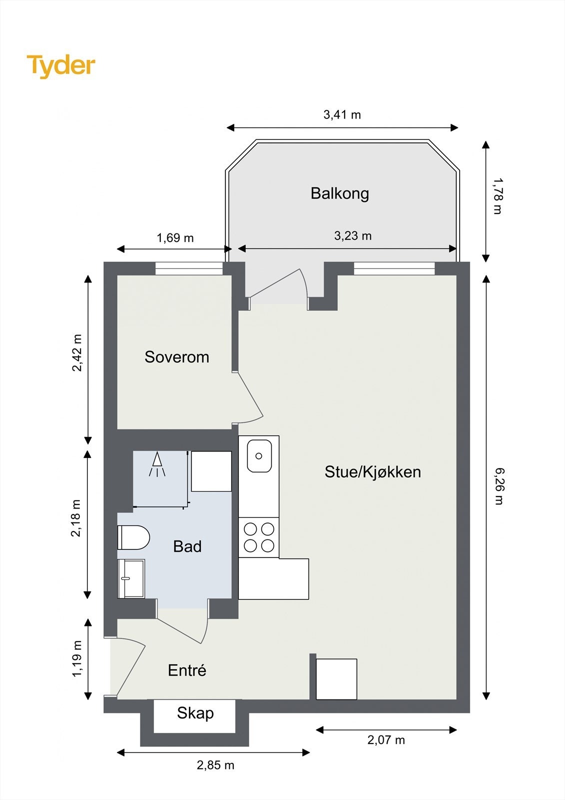 Plantegning. Galleribilde