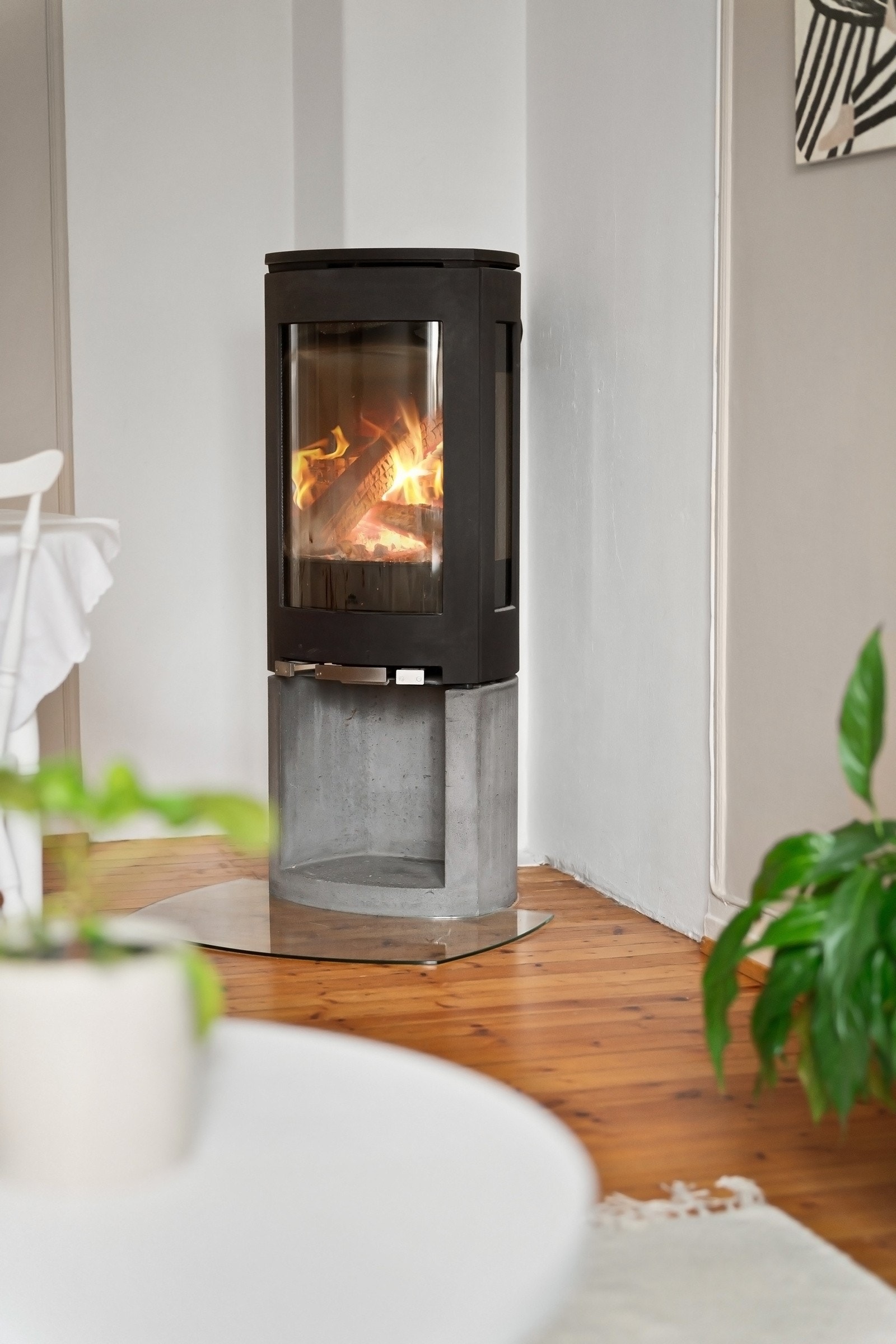 Delikat peisovn som gir godt med varme på kalde dager. Galleribilde